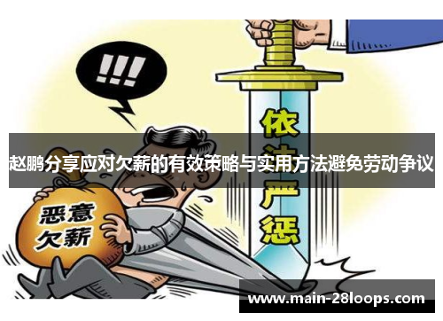 赵鹏分享应对欠薪的有效策略与实用方法避免劳动争议